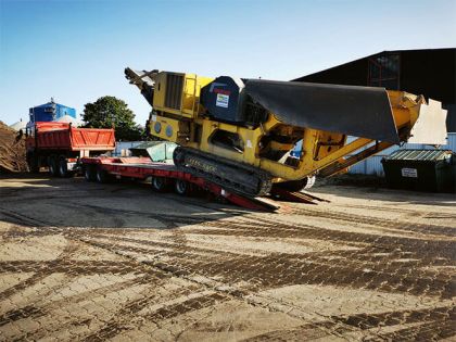 Die mobile Brechanlage Keestrack ARGO